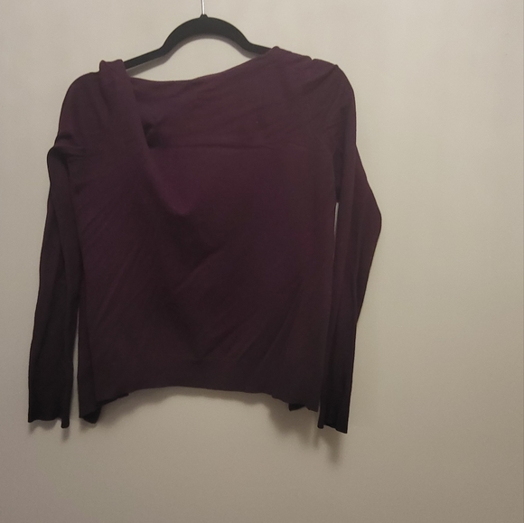Classic dark purple magenta cardigan - Picture 2 of 2